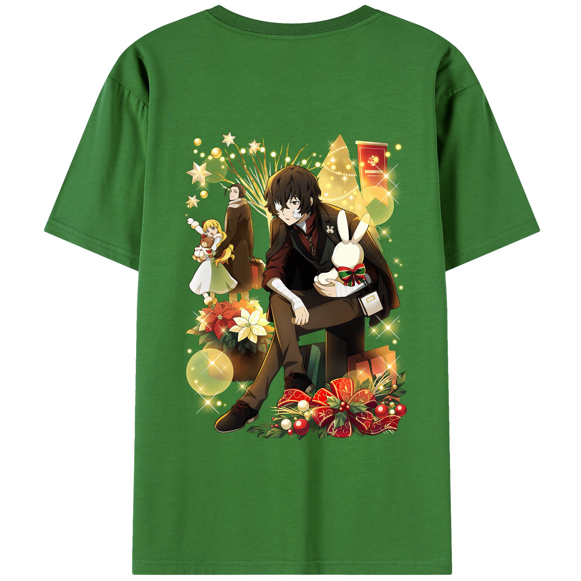 （画像用） 文豪ストレイドッグス Bungo Stray Dogs レディース半袖Tシャツ(バックプリント)